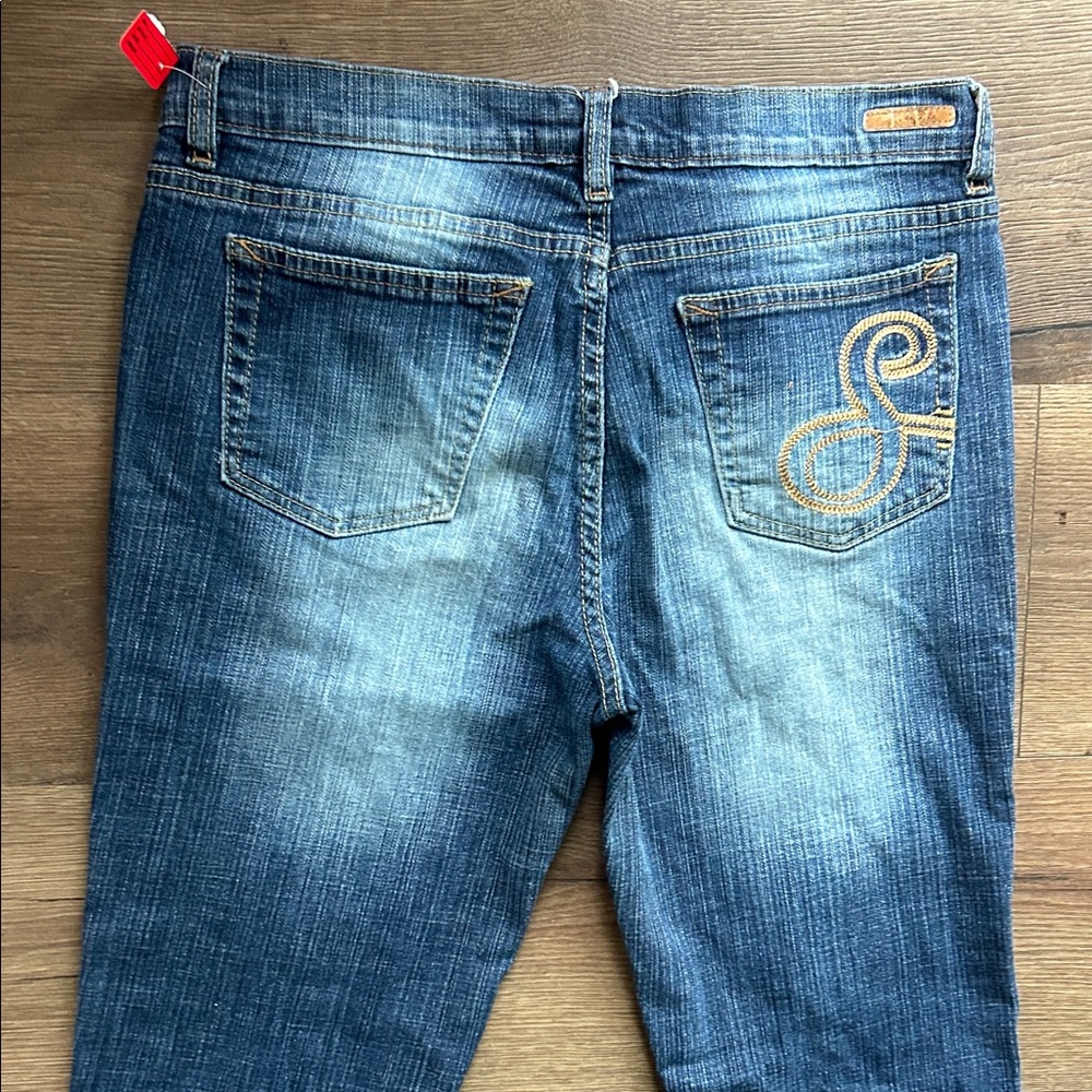 South Pole Y2K Women's Blue Flare Jeans !! Size 11 - Picture 7 of 9